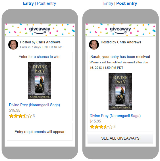 pre-and post entry screenshots
